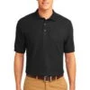 Port Authority Mens Silk Touch Polo Shirt Black -Best Bowling Store 11dac375 c9dd 47e4 b883 af37f21b3f78