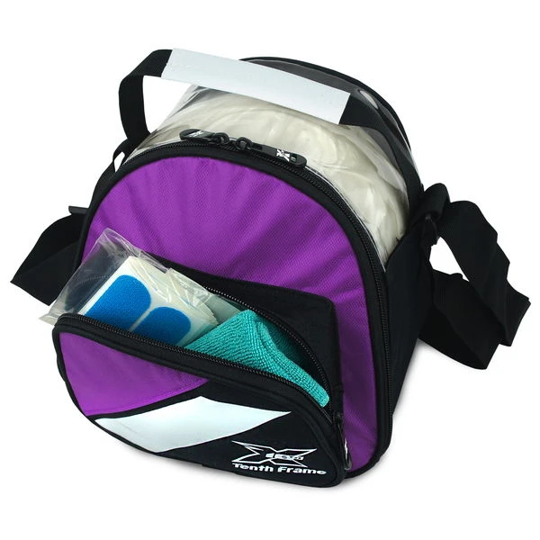 Tenth Frame Deluxe Add-On Bag Black/Purple 3 Tenth Frame Deluxe Add-On Bag Black/Purple
