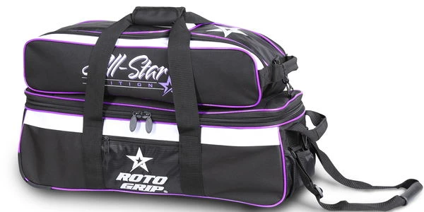 Roto Grip 3 Ball All-Star Edition Carryall Tote Purple 3 Roto Grip 3 Ball All-Star Edition Carryall Tote Purple