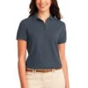 Port Authority Womens Silk Touch Polo Shirt Steel Grey -Best Bowling Store 253e23ea d50e 4faf a17c 41bb449fb0bf