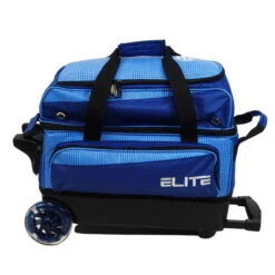 Elite Deluxe 2 Ball Roller Navy Plaid -Best Bowling Store 2d74ddcd 4dab 416b 9a3a f44d79a2194f