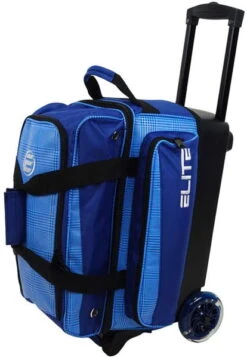 Elite Deluxe 2 Ball Roller Navy Plaid -Best Bowling Store 329c893b 506e 42f0 94f9 5f42278a3c8c