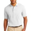 Port Authority Mens Pique Knit Sport White -Best Bowling Store 3dd7e192 0001 4276 86b2 e24611126ab9