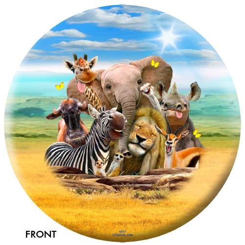 OnTheBallBowling African Animals Ball 3 OnTheBallBowling African Animals Ball