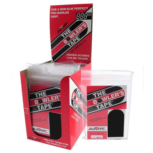 AMF Bowler's Tape 3/4" Black 30 Piece 3 AMF Bowler's Tape 3/4" Black 30 Piece