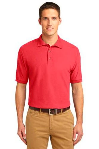 Port Authority Mens Silk Touch Polo Shirt Hibiscus 3 Port Authority Mens Silk Touch Polo Shirt Hibiscus