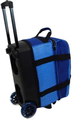 Elite Deluxe 2 Ball Roller Navy Plaid -Best Bowling Store 7d54fb83 3671 4920 b865 ba177d5a149b