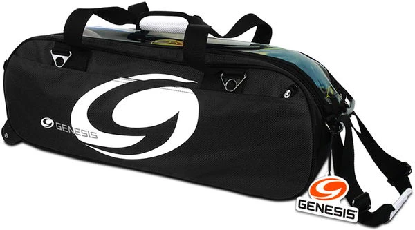 Genesis Sport Triple Roller/Tote Black 3 Genesis Sport Triple Roller/Tote Black