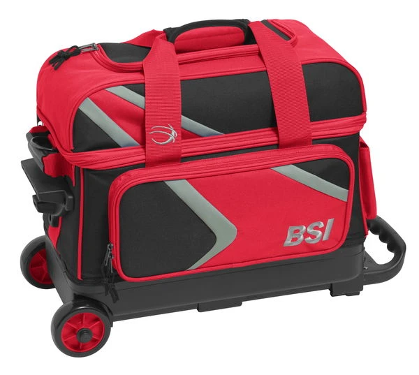 BSI Dash Double Ball Roller Black/Red 3 BSI Dash Double Ball Roller Black/Red