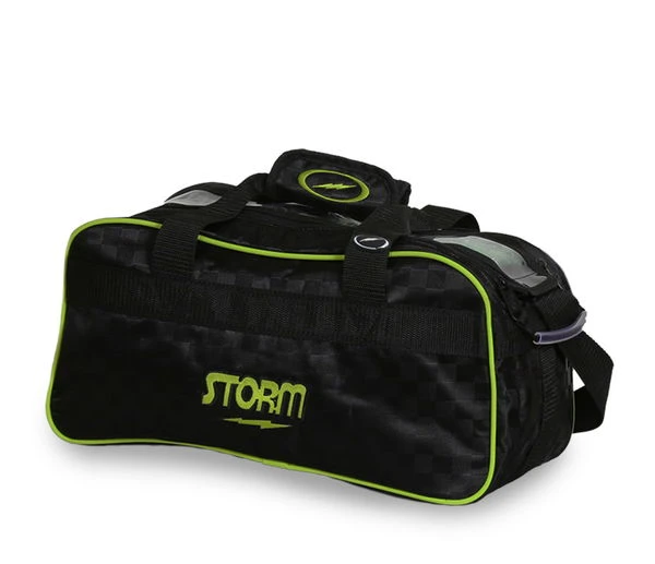 Storm 2 Ball Tote Checkered Black/Lime 3 Storm 2 Ball Tote Checkered Black/Lime
