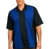 Port Authority Retro Camp Shirt Black/Blue