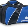 Brunswick Edge Double Tote With Shoe Pouch Blue -Best Bowling Store de3187b3 d3e4 47e0 9cfc 9a17596358e6