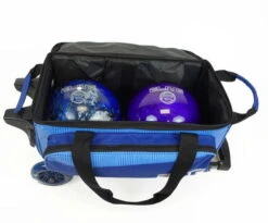 Elite Deluxe 2 Ball Roller Navy Plaid -Best Bowling Store f874d4b6 a3d3 47e3 846b a806a19308e3